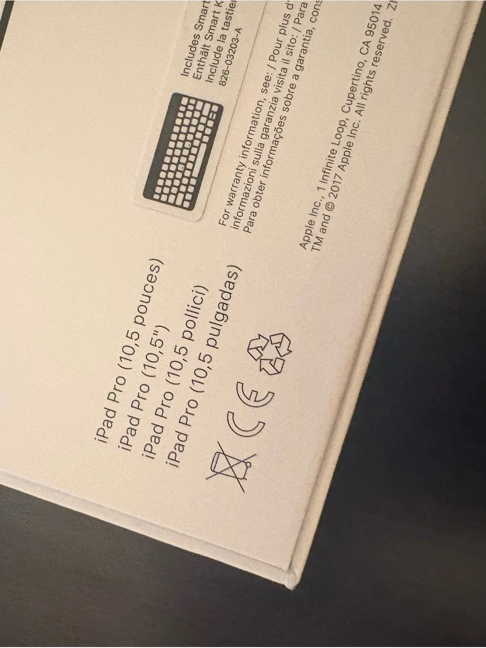 Apple iPad Pro Smart Keyboard - Black